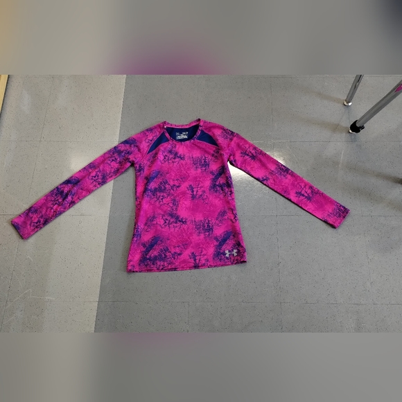 Under Armour Cold Gear ATHLETIC Long Sleeve Shirt YLG - Picture 5 of 12